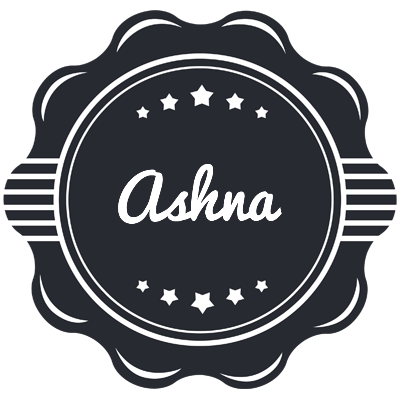 Ashna badge logo