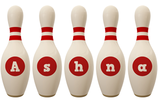 Ashna bowling-pin logo