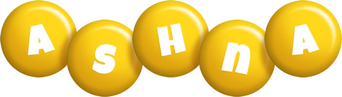 Ashna candy-yellow logo