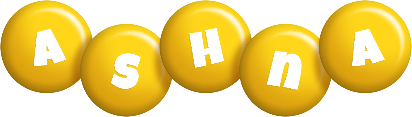 Ashna candy-yellow logo