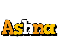 Ashna cartoon logo