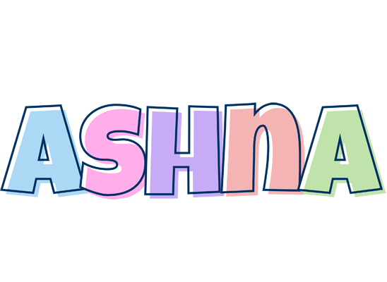 Ashna pastel logo