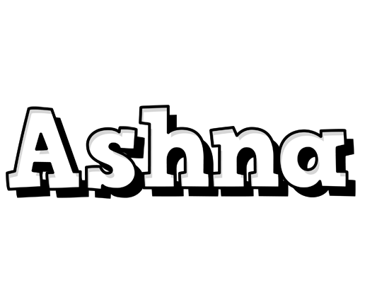 Ashna snowing logo