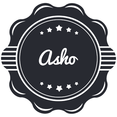 Asho badge logo