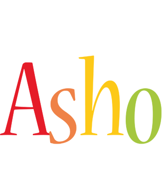 Asho birthday logo