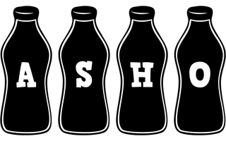 Asho bottle logo