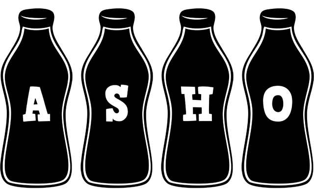 Asho bottle logo