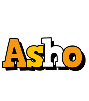 Asho cartoon logo