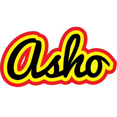 Asho flaming logo