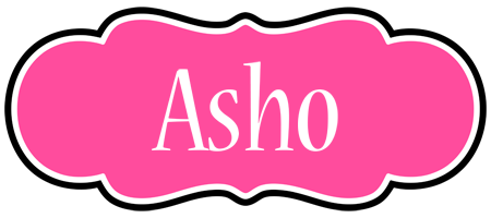 Asho invitation logo