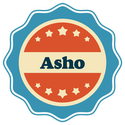 Asho labels logo