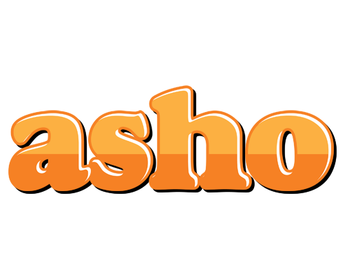 Asho orange logo