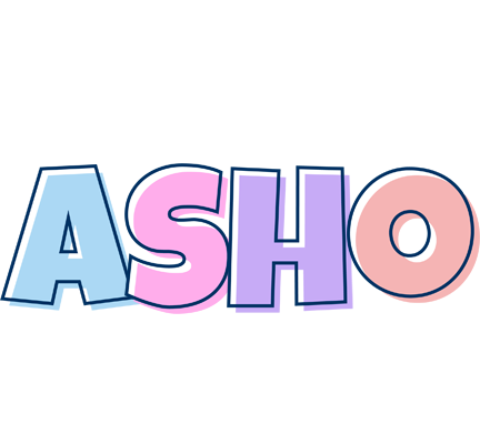 Asho pastel logo