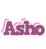 Asho relaxing logo