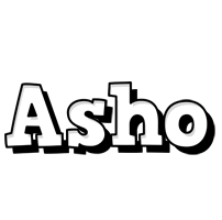 Asho snowing logo