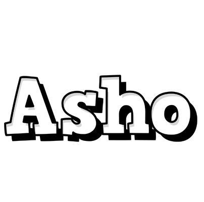 Asho snowing logo