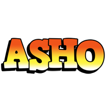 Asho sunset logo