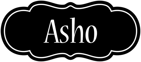 Asho welcome logo