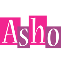 Asho whine logo