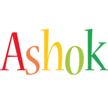 Ashok birthday logo