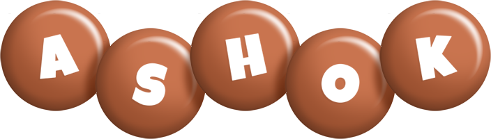 Ashok candy-brown logo