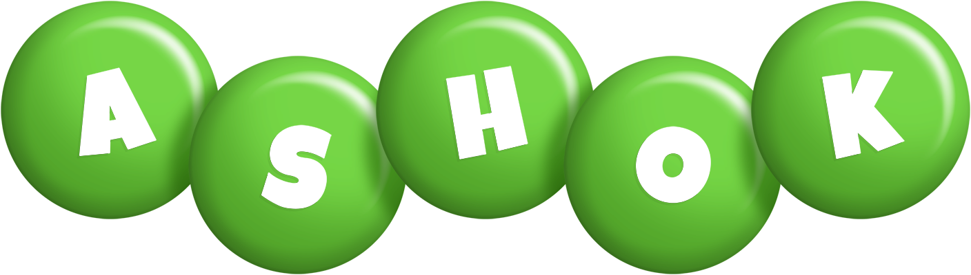 Ashok candy-green logo