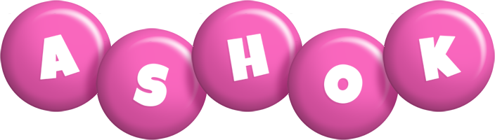 Ashok candy-pink logo