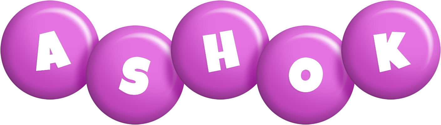 Ashok candy-purple logo