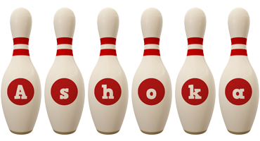 Ashoka bowling-pin logo