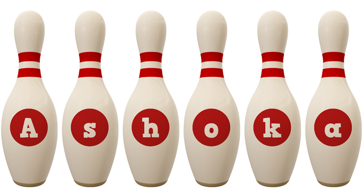 Ashoka bowling-pin logo