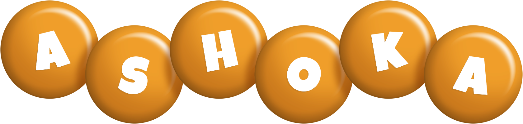 Ashoka candy-orange logo