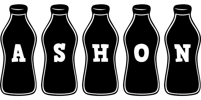 Ashon bottle logo