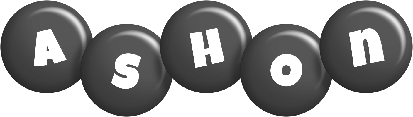 Ashon candy-black logo