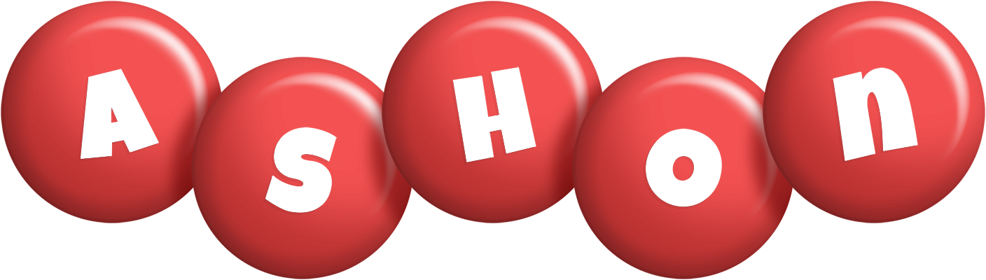 Ashon candy-red logo