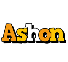 Ashon cartoon logo