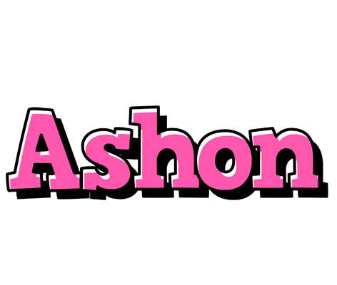 Ashon girlish logo
