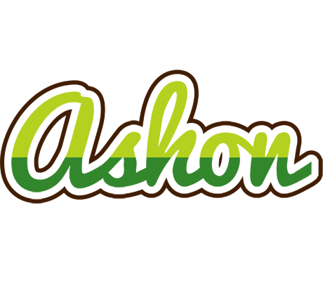 Ashon golfing logo