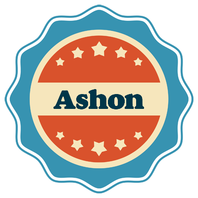 Ashon labels logo