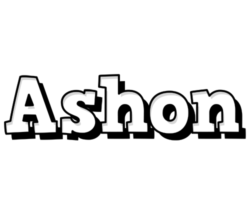 Ashon snowing logo