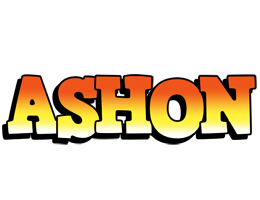 Ashon sunset logo