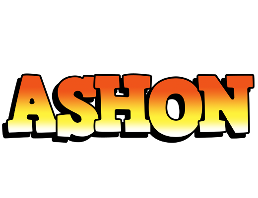 Ashon sunset logo