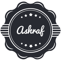 Ashraf badge logo