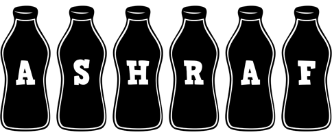 Ashraf bottle logo