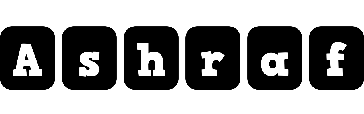 Ashraf box logo