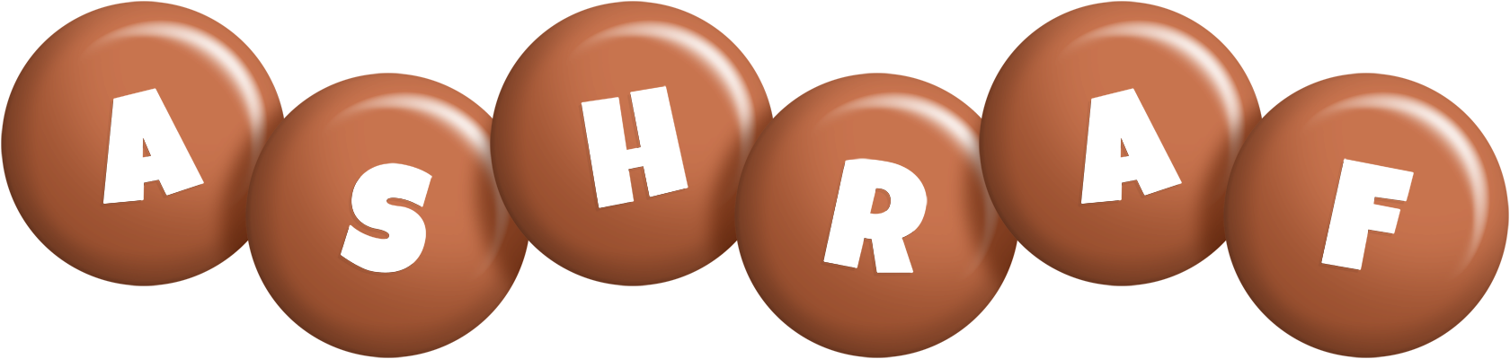 Ashraf candy-brown logo