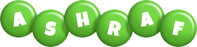 Ashraf candy-green logo