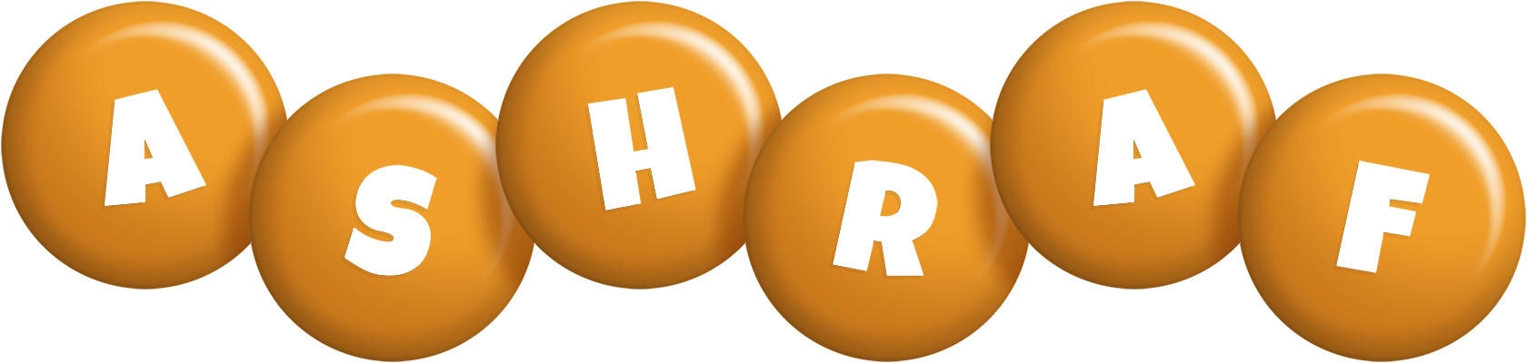 Ashraf candy-orange logo