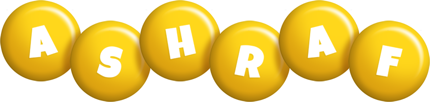Ashraf candy-yellow logo