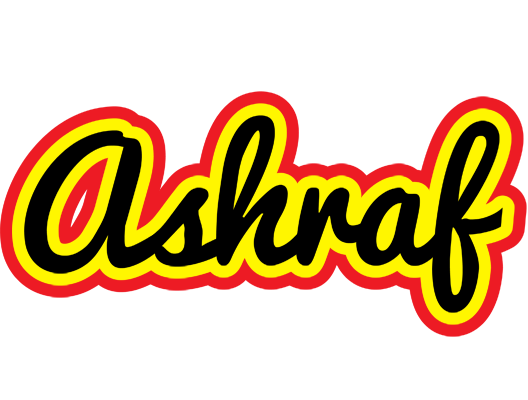 Ashraf flaming logo