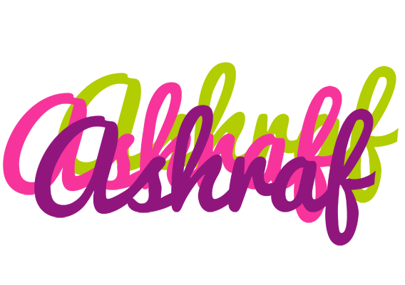 Ashraf flowers logo